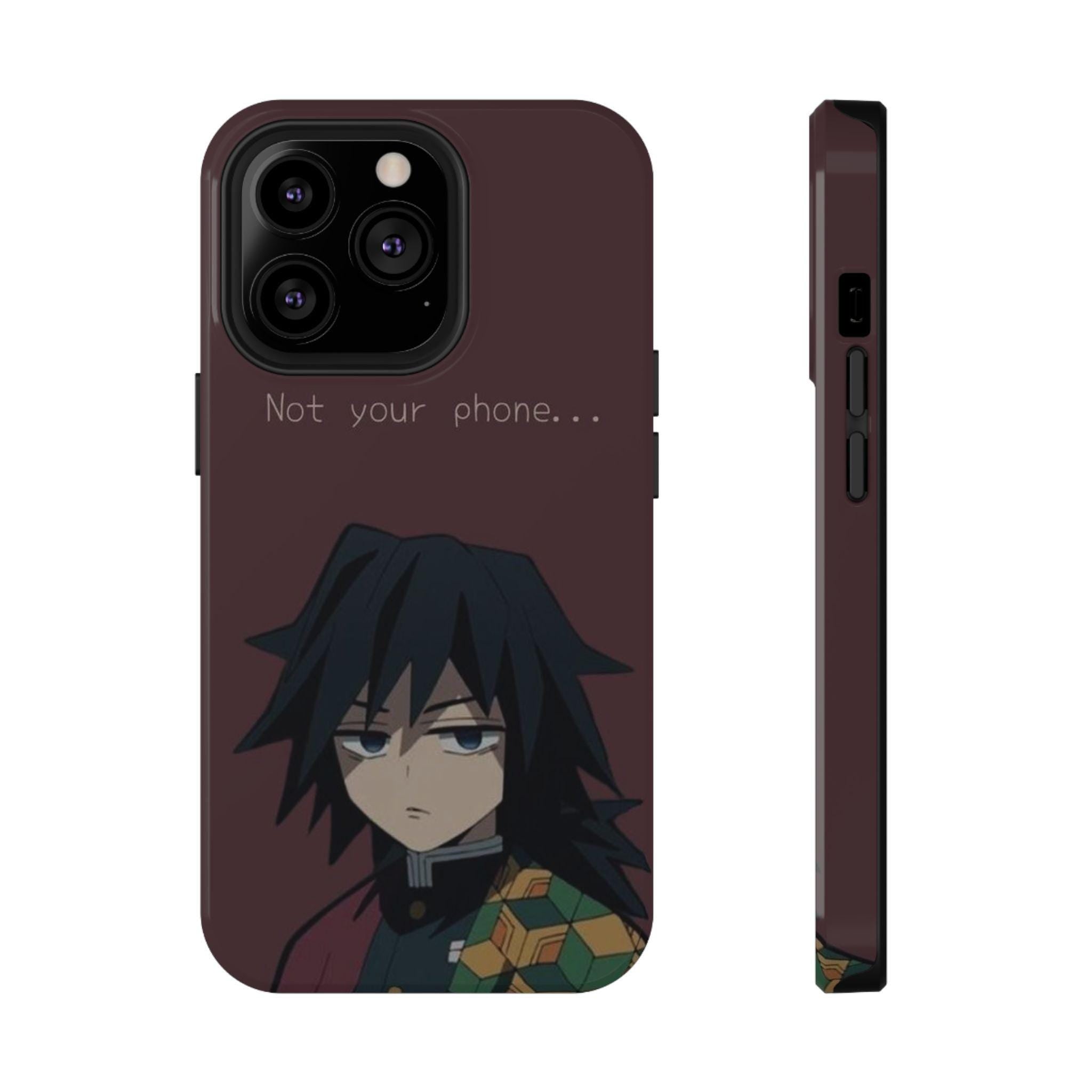 Tomioka cute phone case || demon slayer