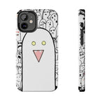 Cute Ghost Phone Case, Tough Phone Cases for Kids, Trendy Smartphone Cover, Halloween Gift, Quirky Tech Accessory