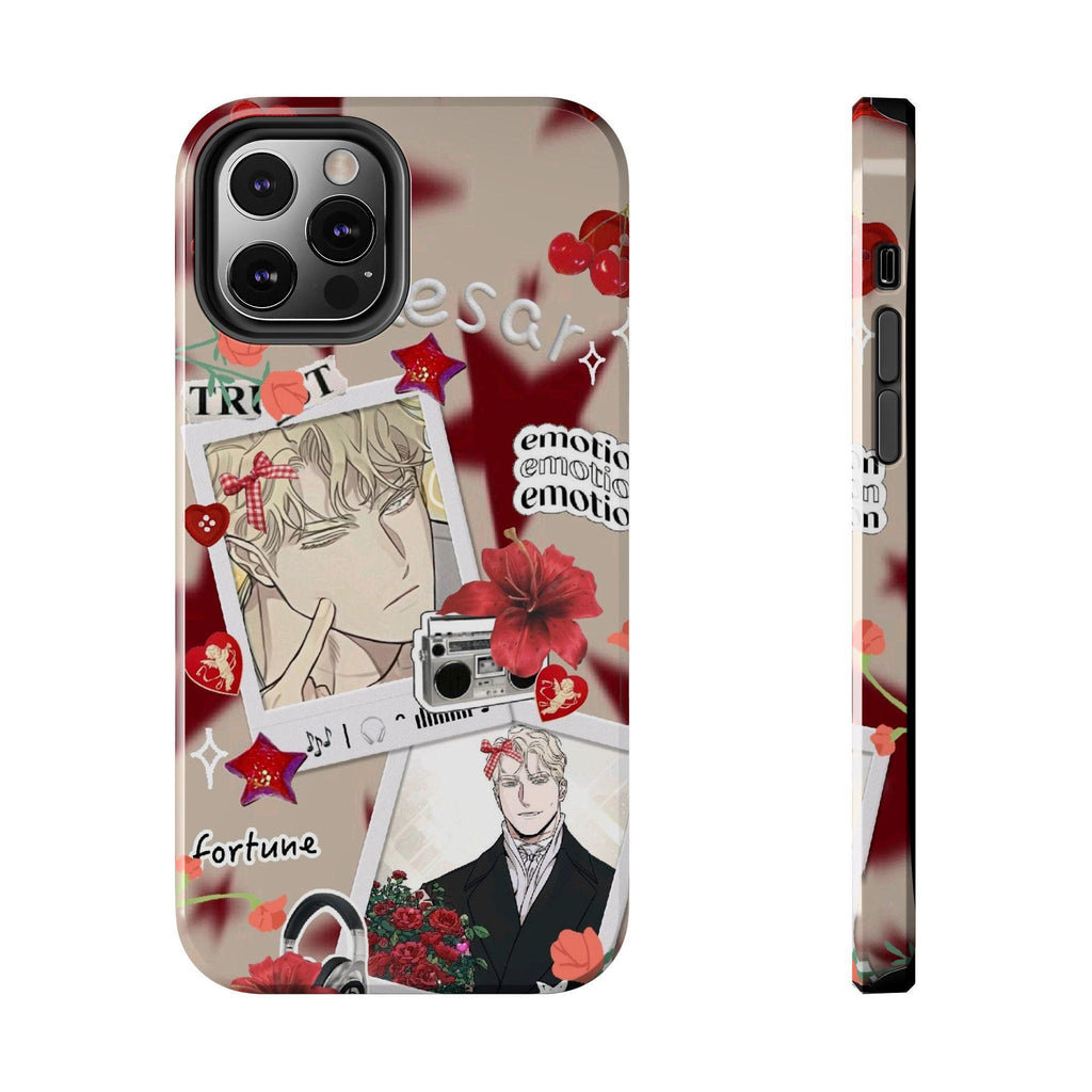 Cute Caesar phone case || cute collage from rosas and champagne