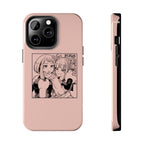 Cute Togararaka Pink phone case || kawaii manga phone case || my hero academia