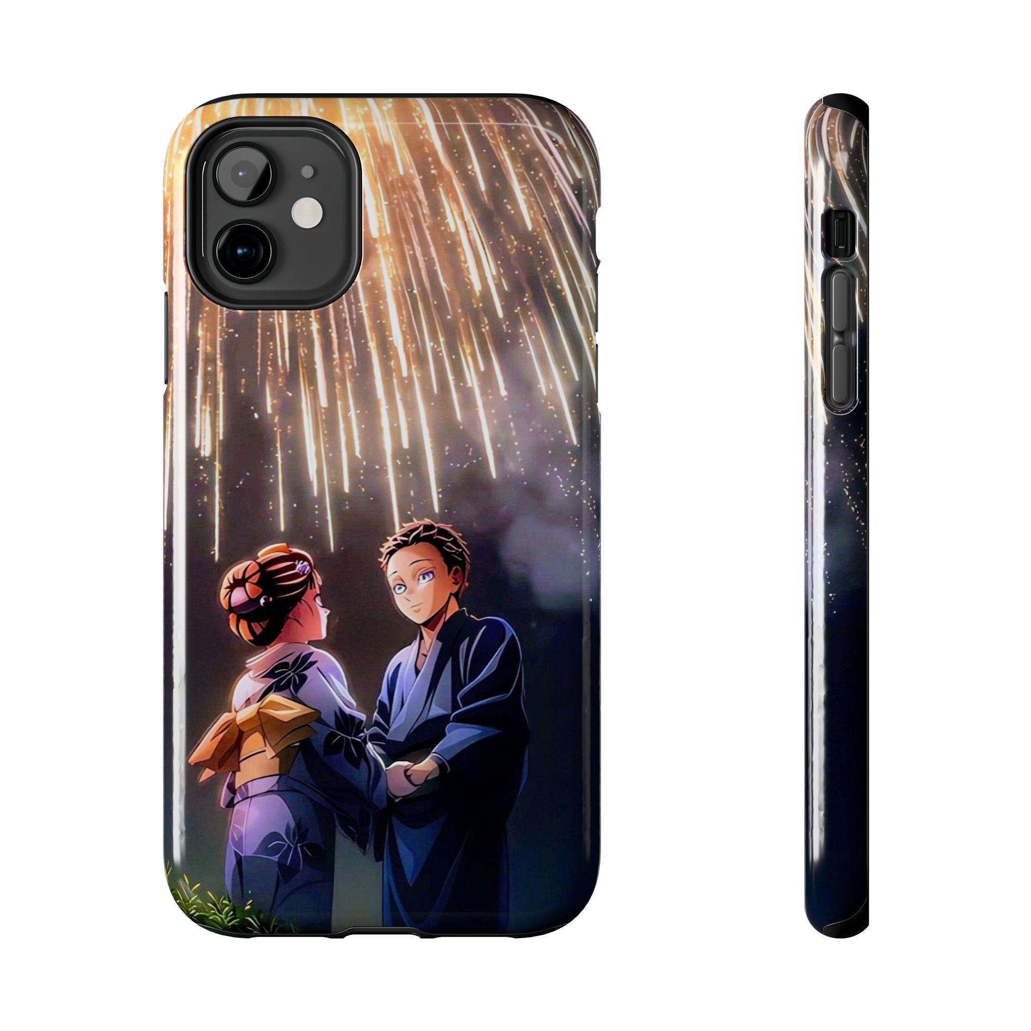 Akaza x Koyuki Fireworks Phone Case! |Demon Slayer Infinity Castle