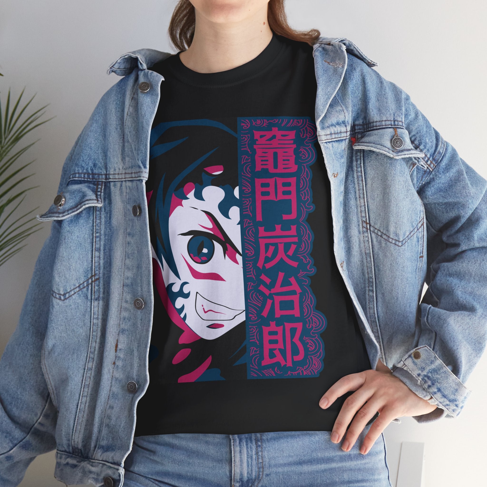Demon Slayer Tanjiro Neon Portrait T-Shirt