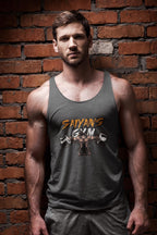 Goku Unisex Heavy Cotton Gym Tank Top – Your Ultimate Anime Workout Companion