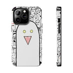 Cute Ghost Phone Case, Tough Phone Cases for Kids, Trendy Smartphone Cover, Halloween Gift, Quirky Tech Accessory