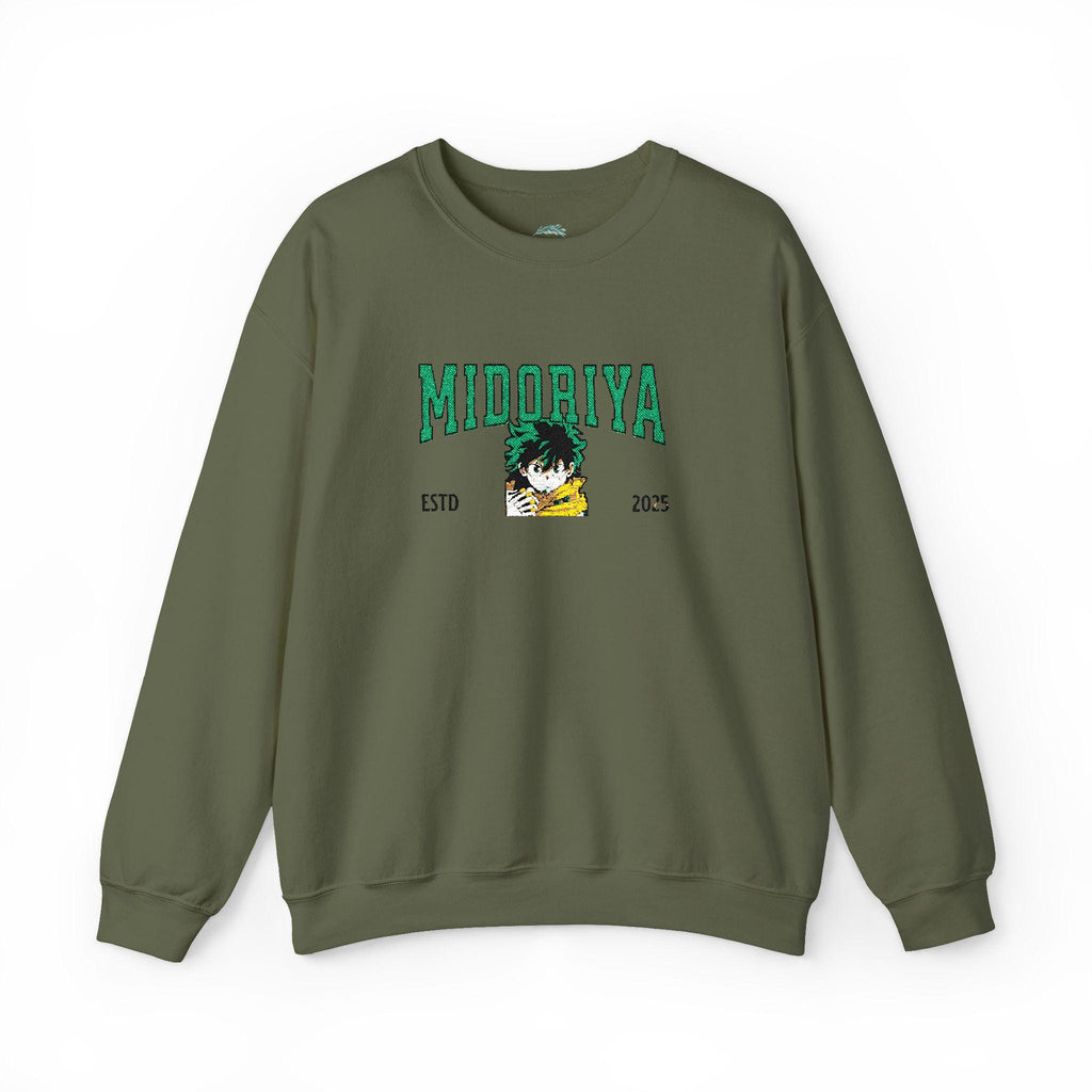 Midoriya Unisex Heavy Blend Crewneck Sweatshirt || My Hero Academia