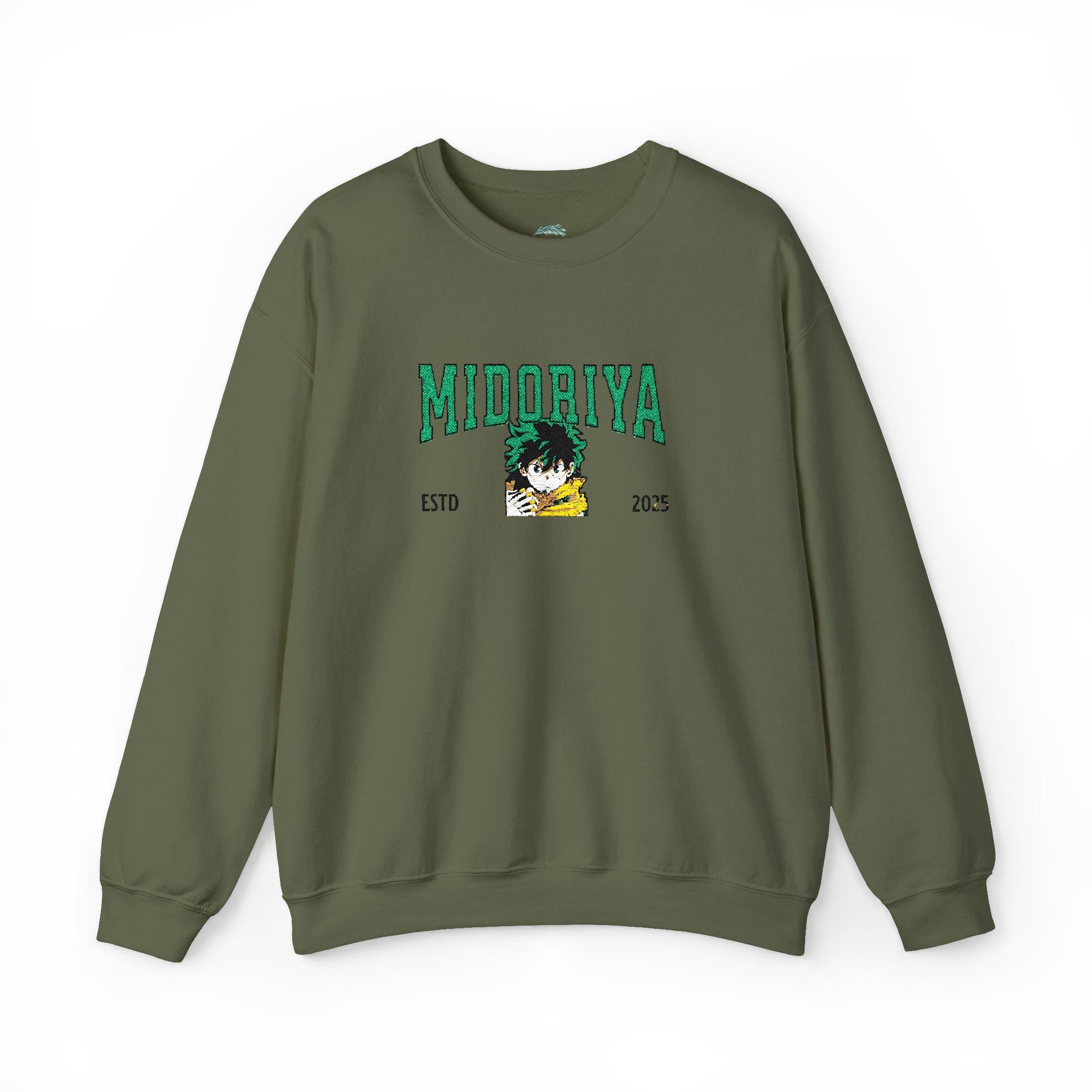 Midoriya Unisex Heavy Blend Crewneck Sweatshirt || My Hero Academia