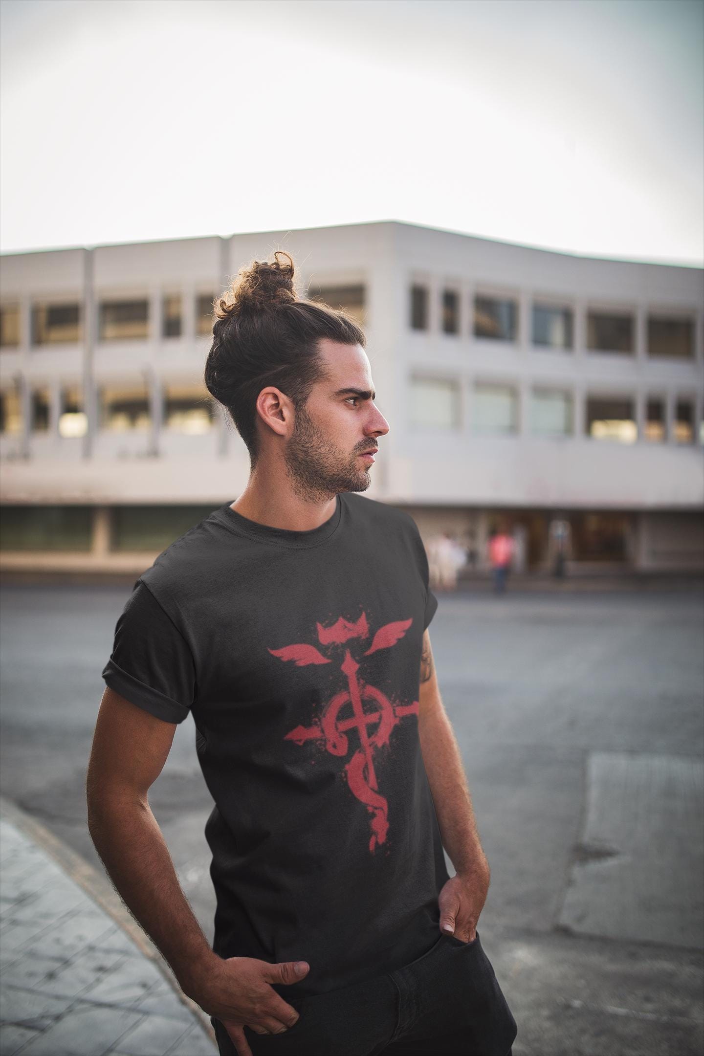 Fullmetal Alchemist Anime T-Shirt – Bold Red Design