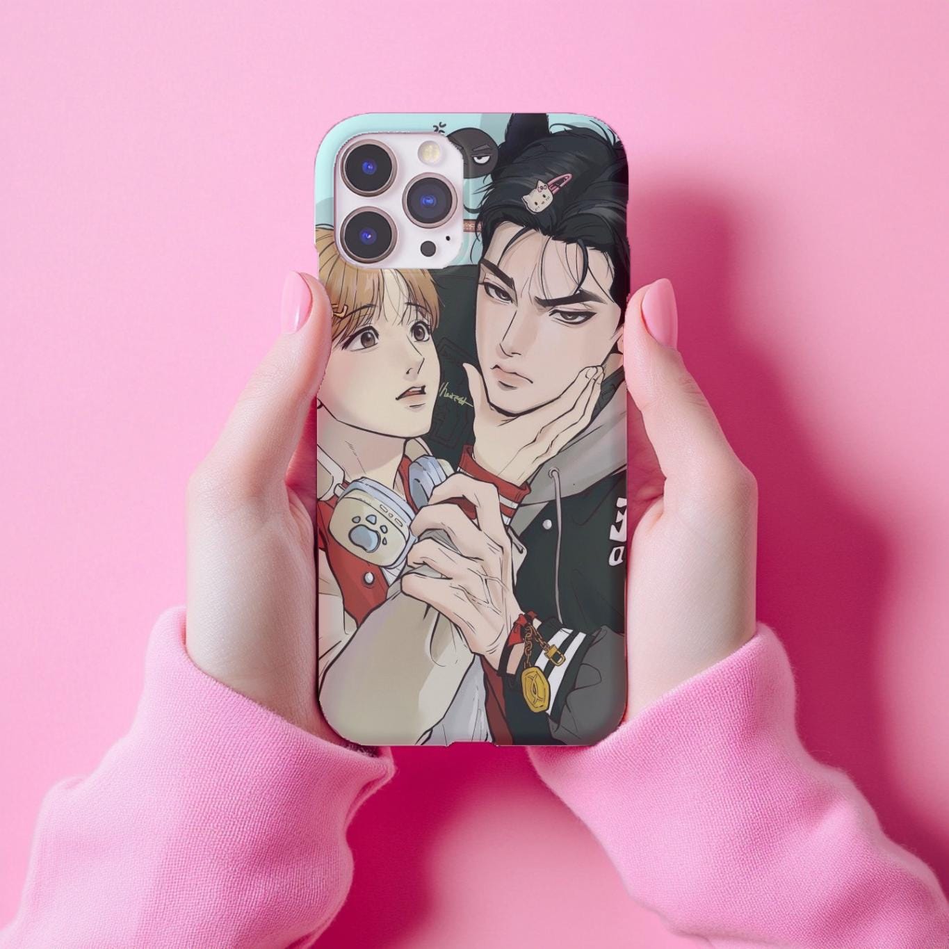 Jinx Manhwa Phone Case | Joo Jaekyung & Kim Dan Design
