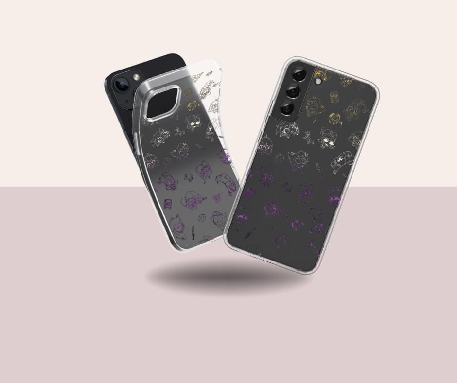 Helluva Boss Characters Phone Case – Clear Shockproof Cover