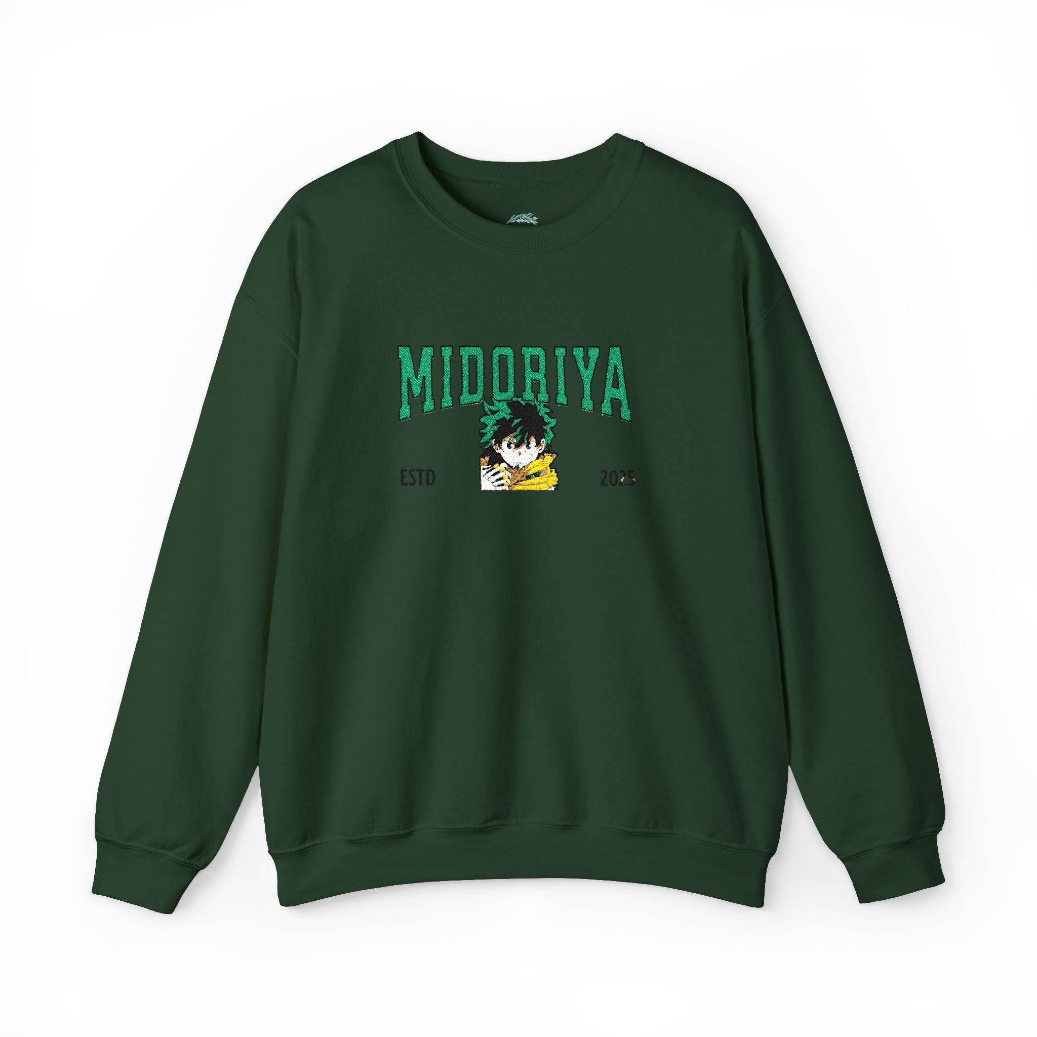 Midoriya Unisex Heavy Blend Crewneck Sweatshirt || My Hero Academia