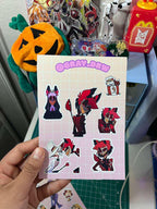 Hazbin Hotel Stickers Set – Waterproof & Durable