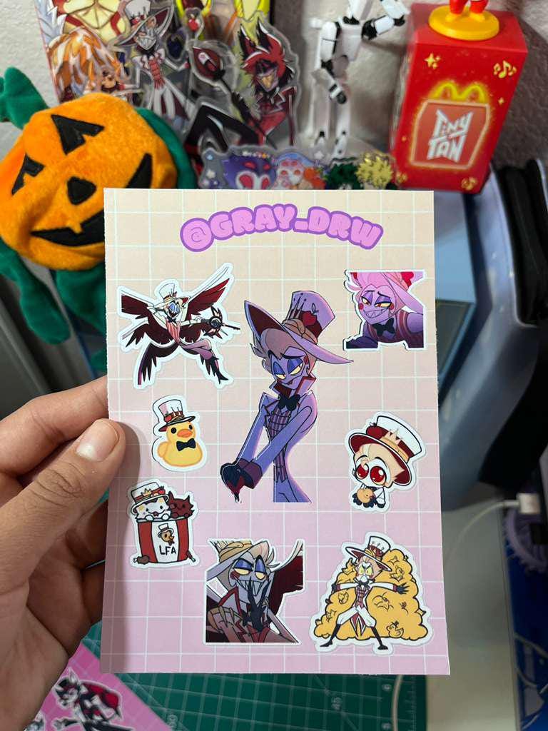 Hazbin Hotel Stickers Set – Waterproof & Durable