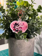 Helluvaboss and Hazbin Hotel Acrylic Phone Charm – Unique Design