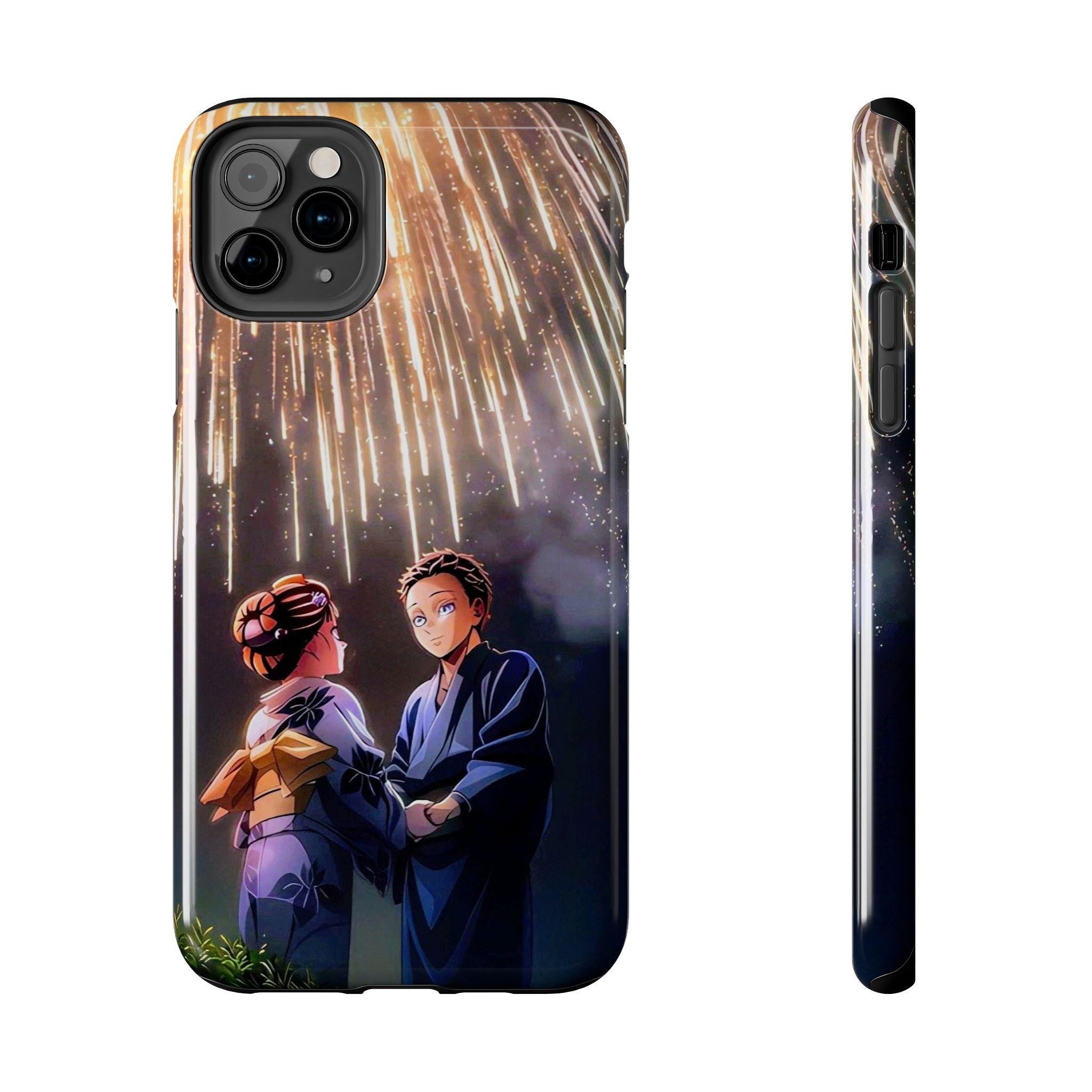 Akaza x Koyuki Fireworks Phone Case! |Demon Slayer Infinity Castle
