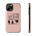 Cute Togararaka Pink phone case || kawaii manga phone case || my hero academia