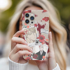 Cute Caesar phone case || cute collage from rosas and champagne