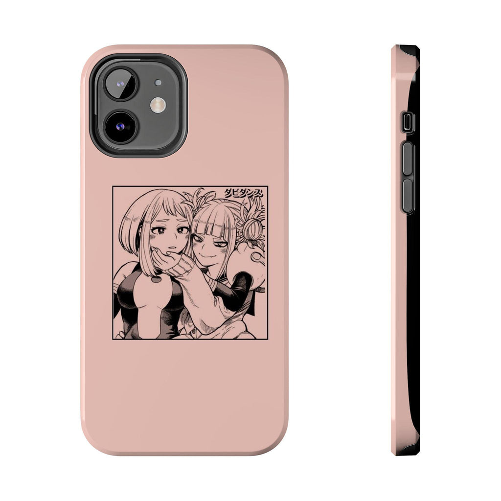 Cute Togararaka Pink phone case || kawaii manga phone case || my hero academia