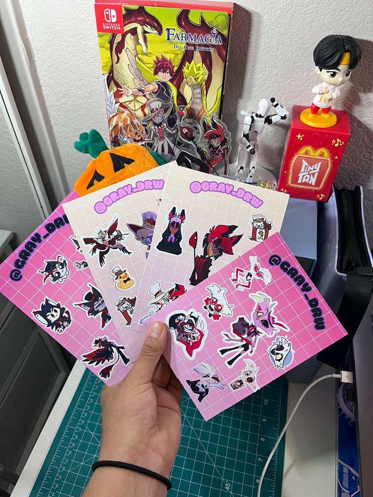 Hazbin Hotel Stickers Set – Waterproof & Durable