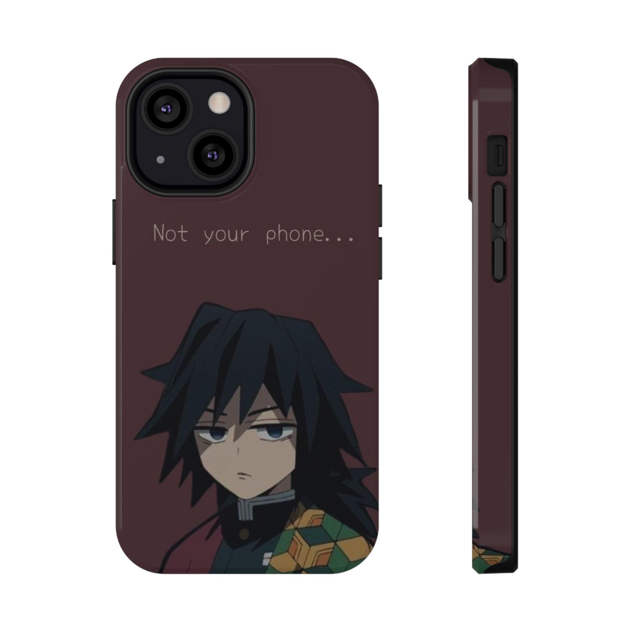 Tomioka cute phone case || demon slayer