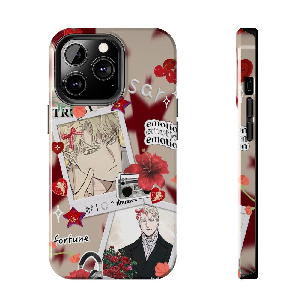 Cute Caesar phone case || cute collage from rosas and champagne