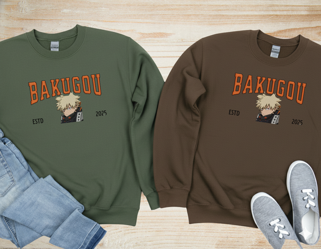 Bakugou Unisex Crewneck Sweatshirt || My Hero Academia