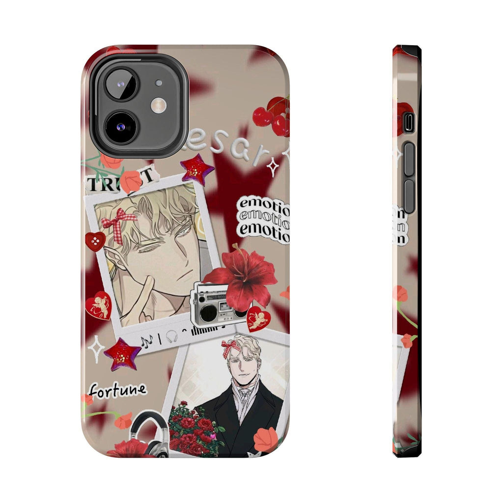 Cute Caesar phone case || cute collage from rosas and champagne