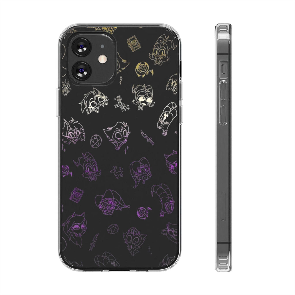 Helluva Boss Characters Phone Case – Clear Shockproof Cover
