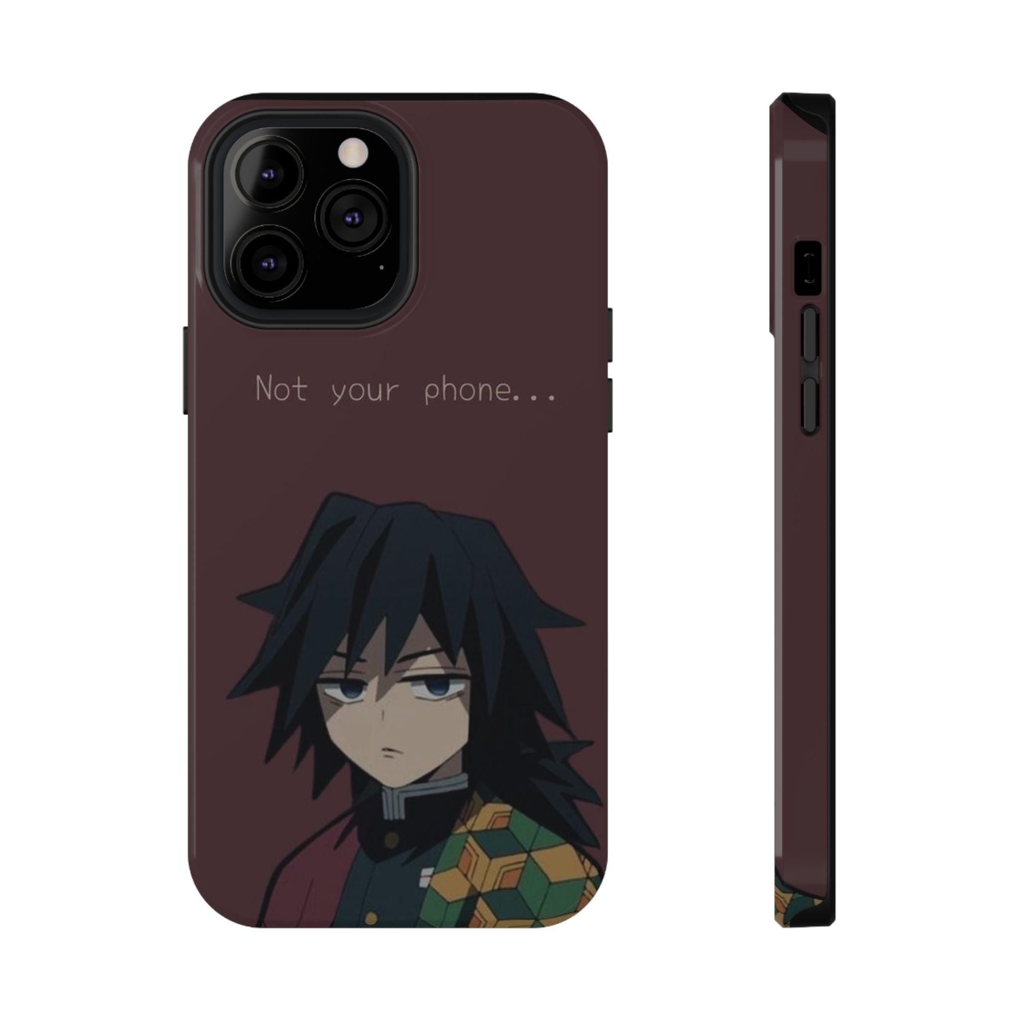 Tomioka cute phone case || demon slayer