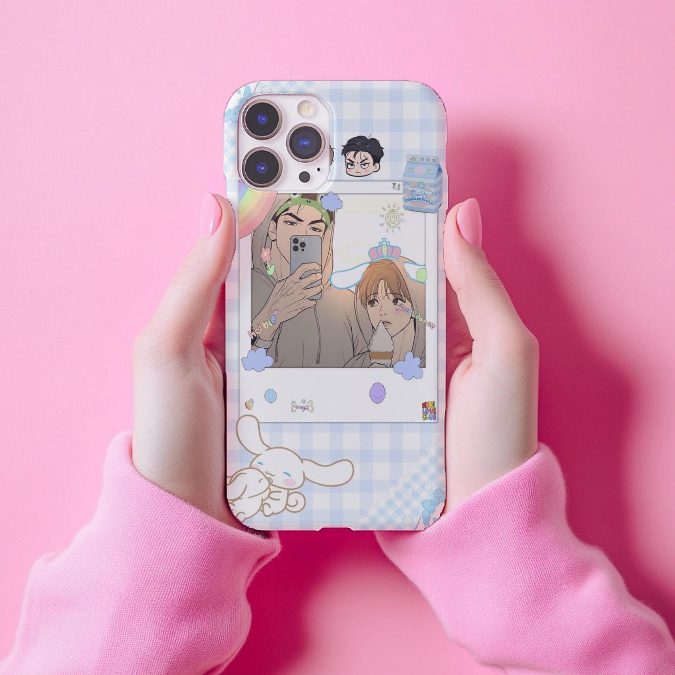 Jinx Pastel Aesthetic Phone Cover, Kawaii Tech Accessory