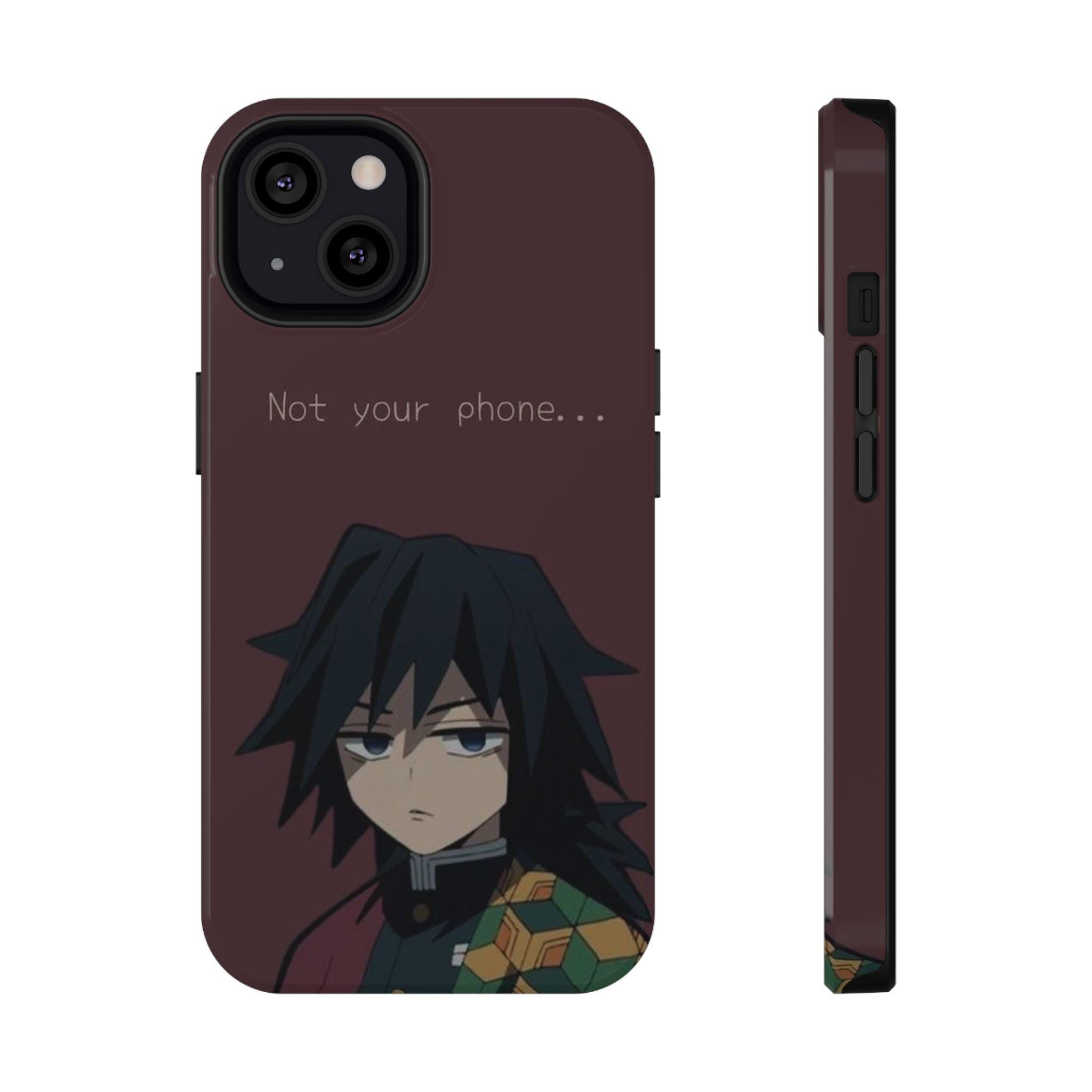 Tomioka cute phone case || demon slayer