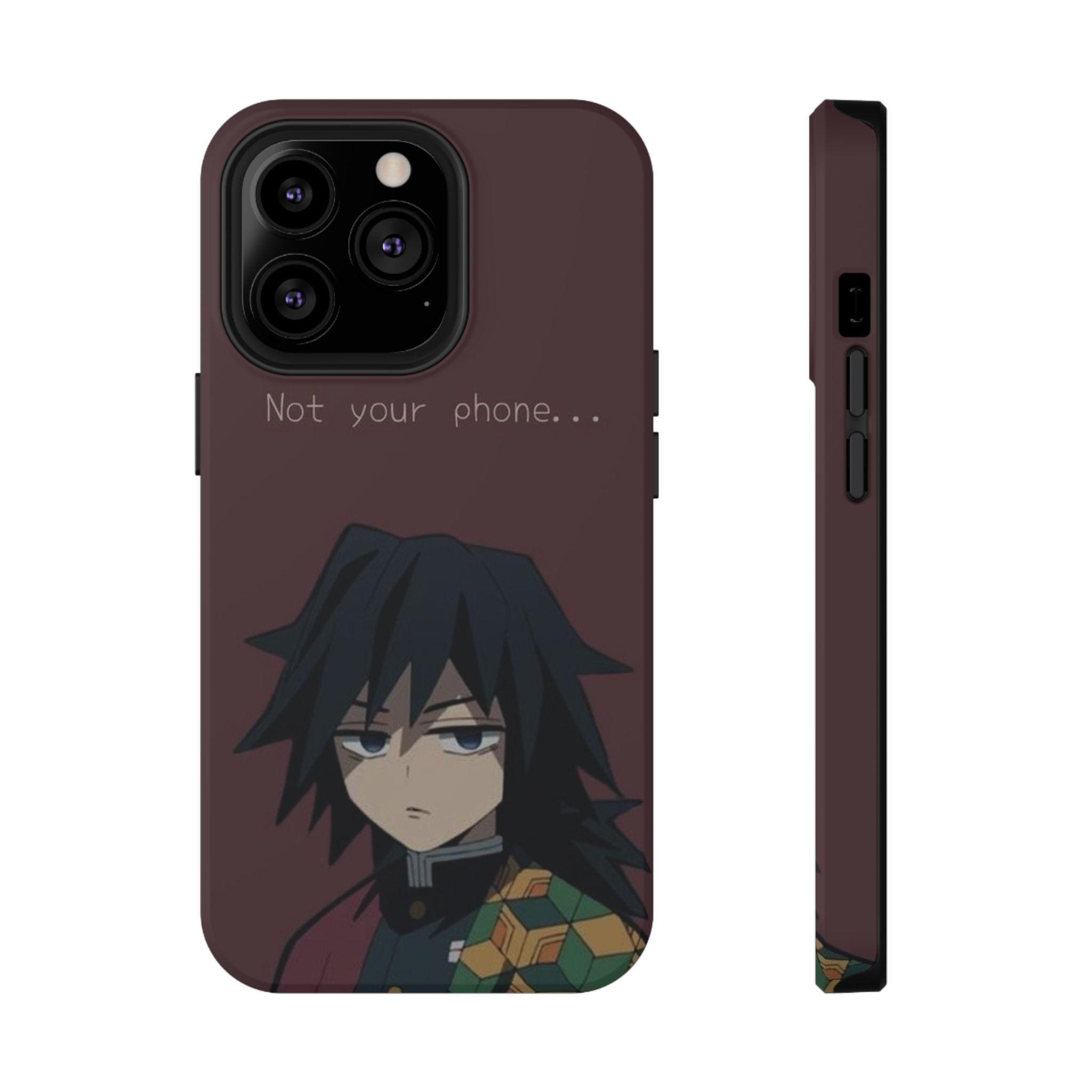 Tomioka cute phone case || demon slayer