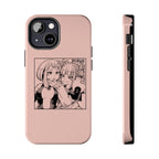 Cute Togararaka Pink phone case || kawaii manga phone case || my hero academia