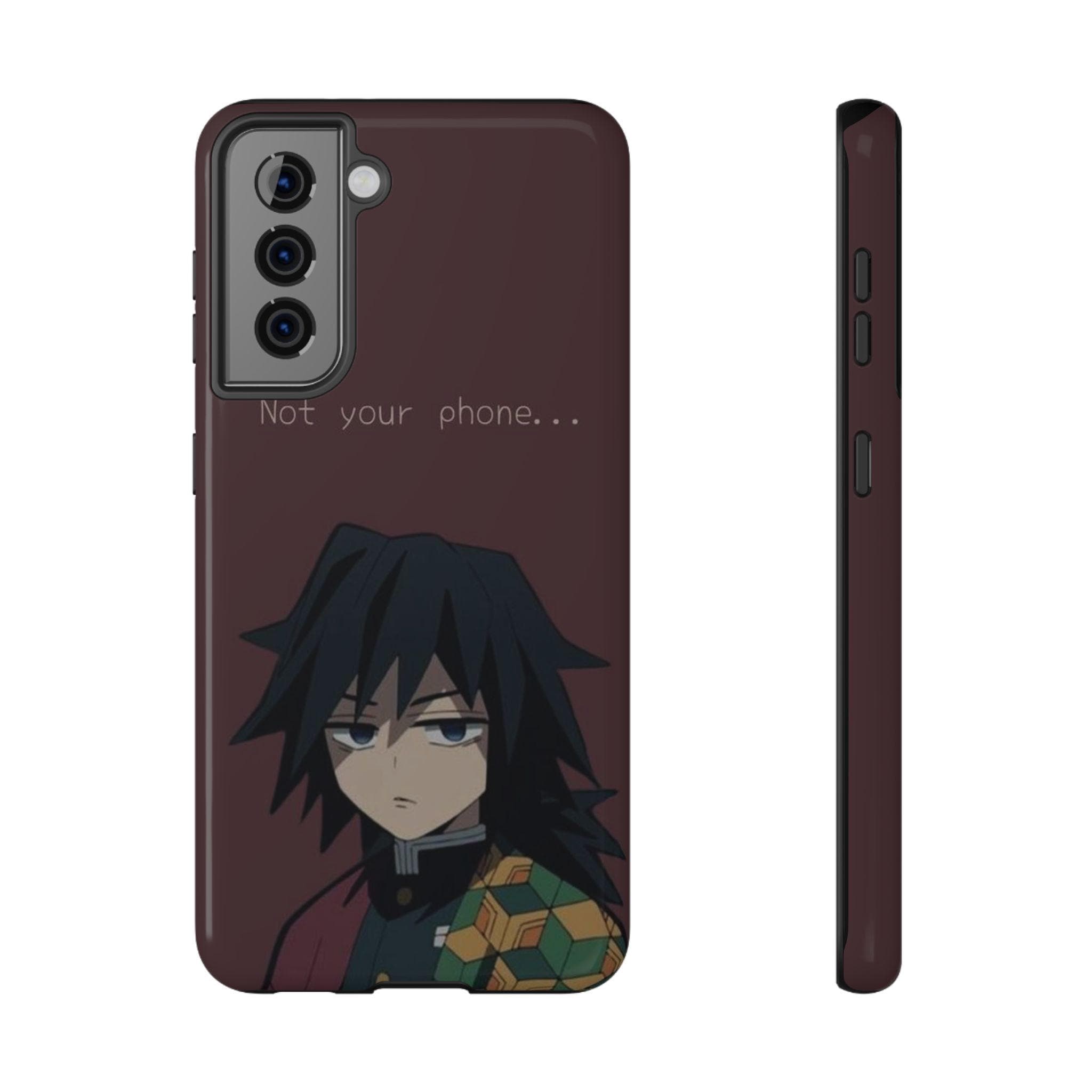 Tomioka cute phone case || demon slayer