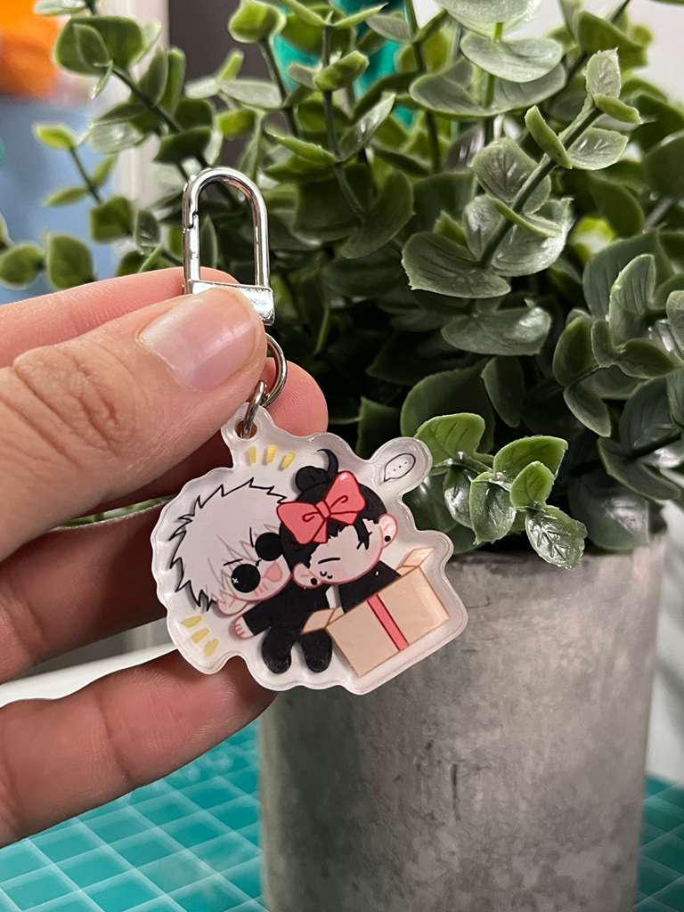 Satoru Gojo x Geto Acrylic Phone Charm – Limited Edition