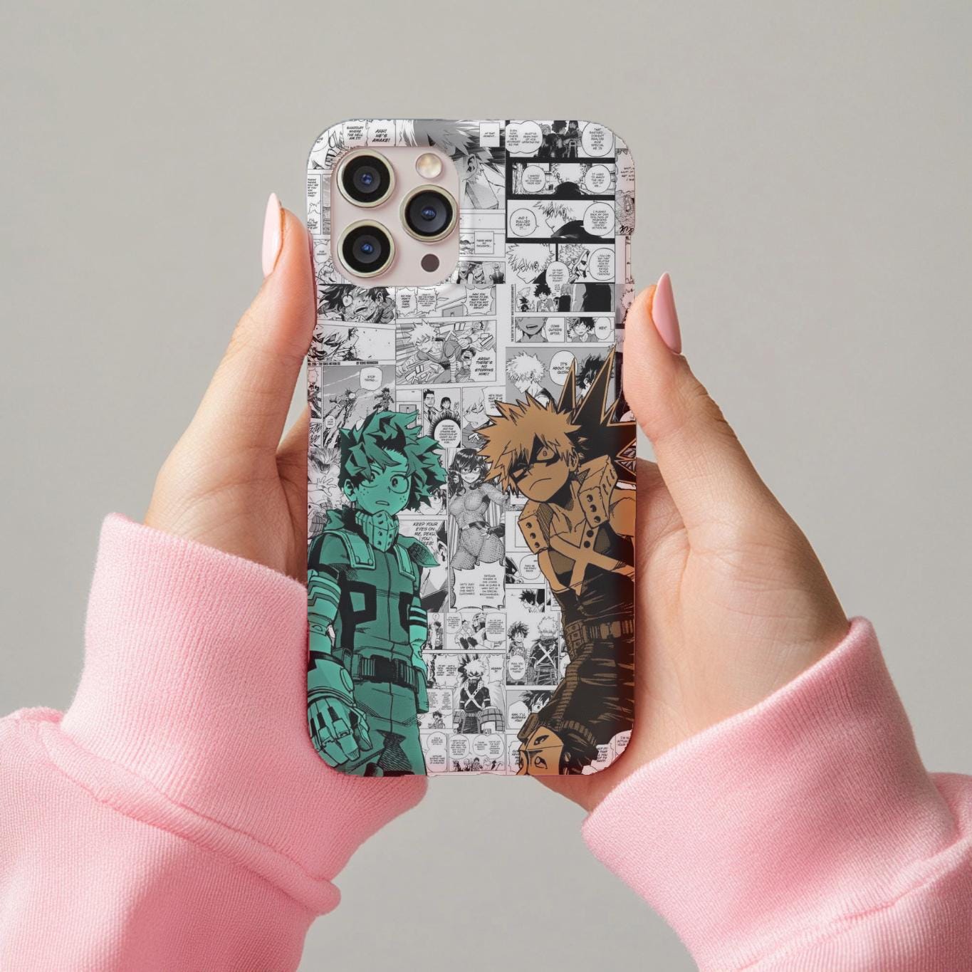 BkDk cute phone case || anime and manga collage style || my hero academia