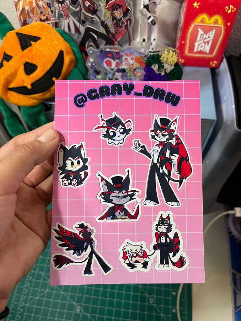 Hazbin Hotel Stickers Set – Waterproof & Durable