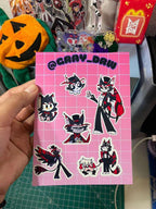 Hazbin Hotel Stickers Set – Waterproof & Durable