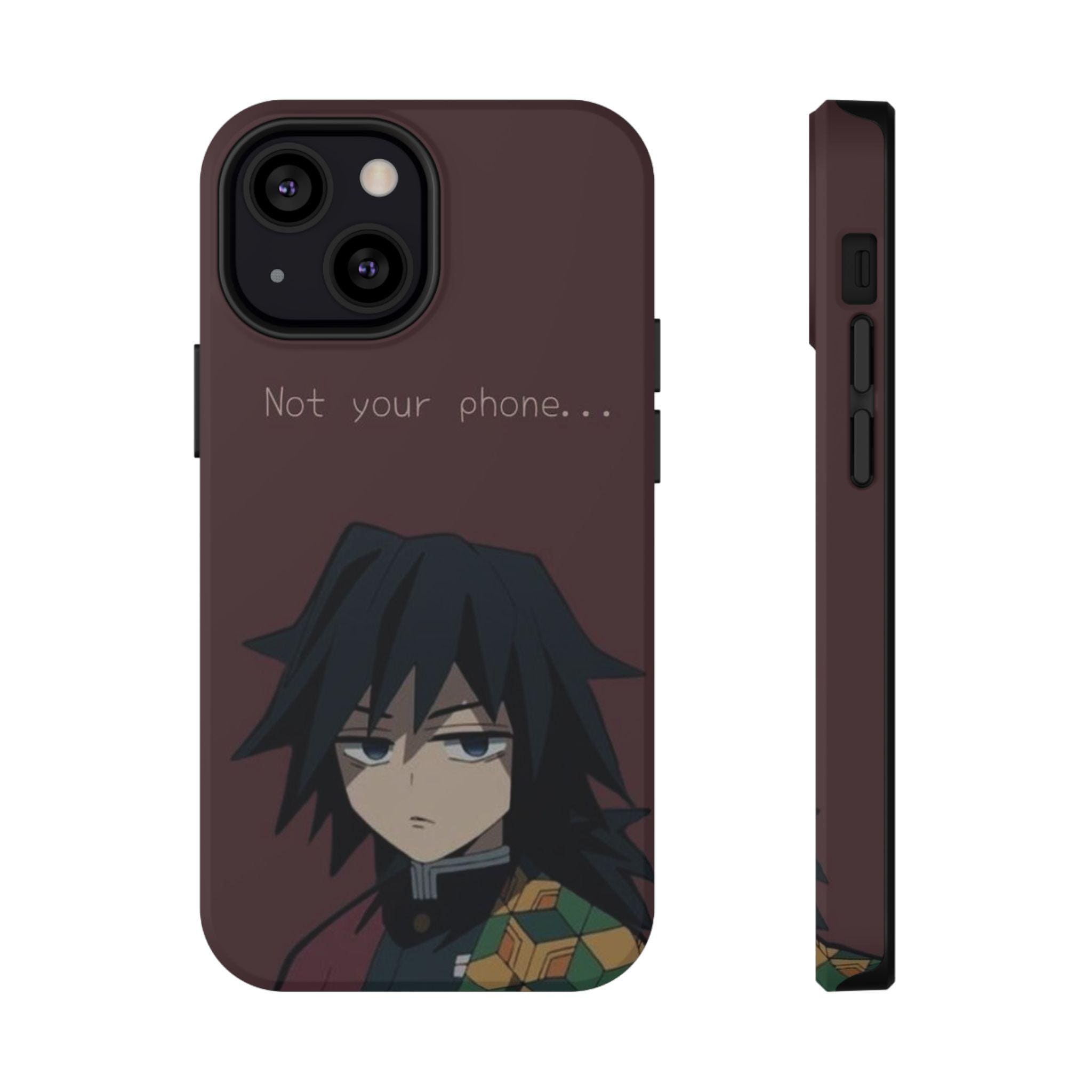 Tomioka cute phone case || demon slayer